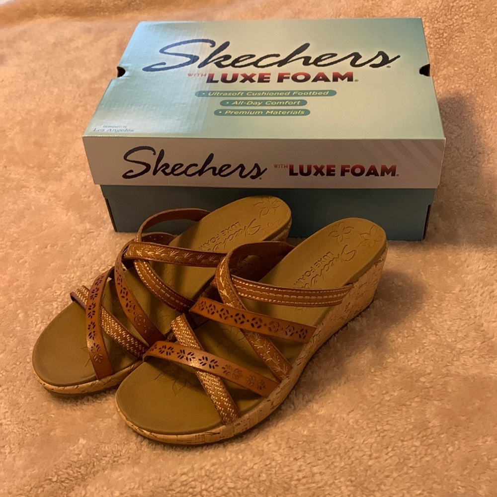 Brown Wedge Sandals